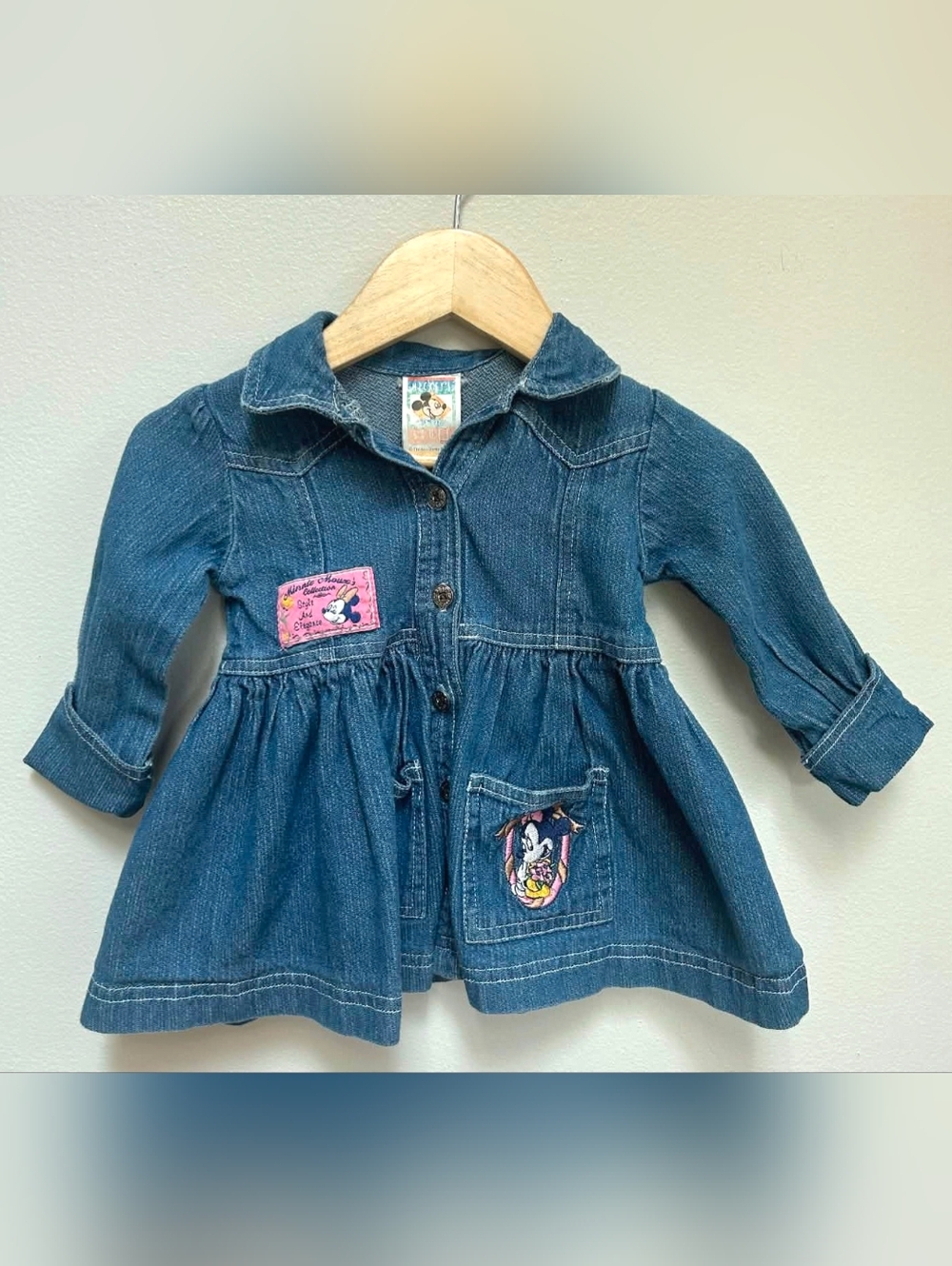 VINTAGE Disney Minnie Mouse Jean Dress